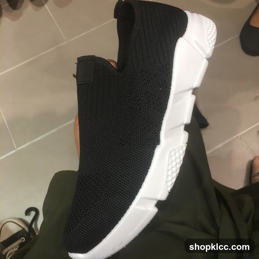 Black Slip-On Sneaker