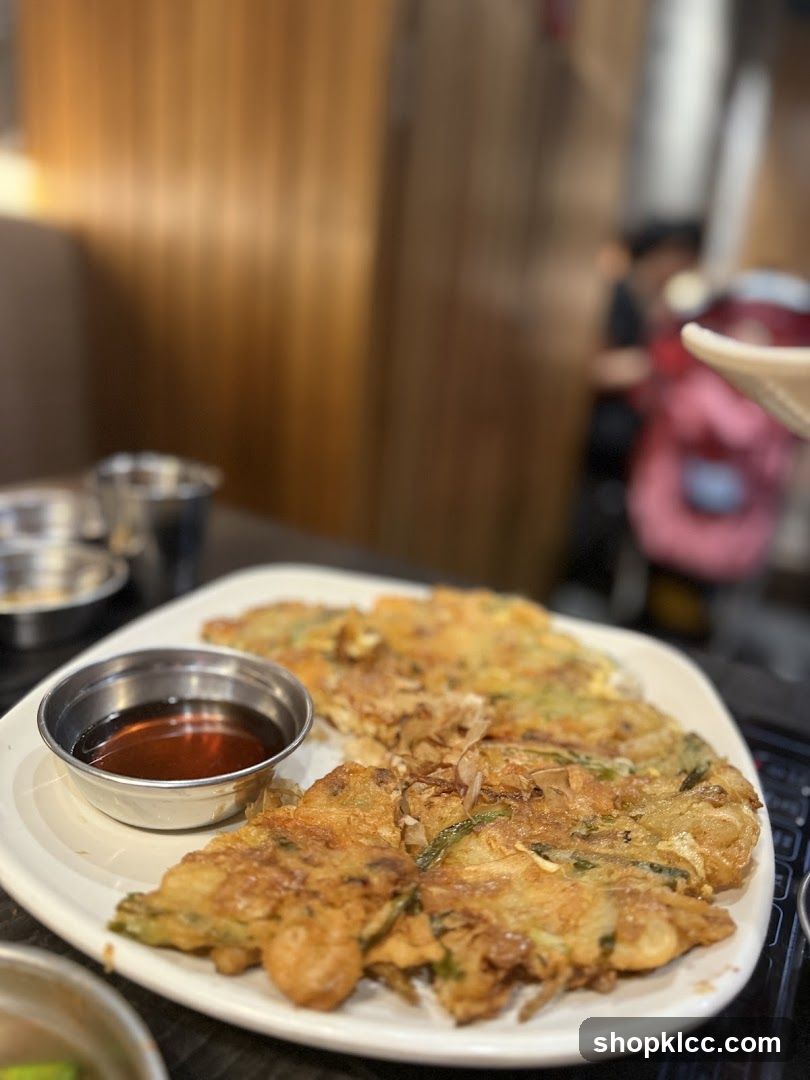 Korean Pancake with Dipping Sauce