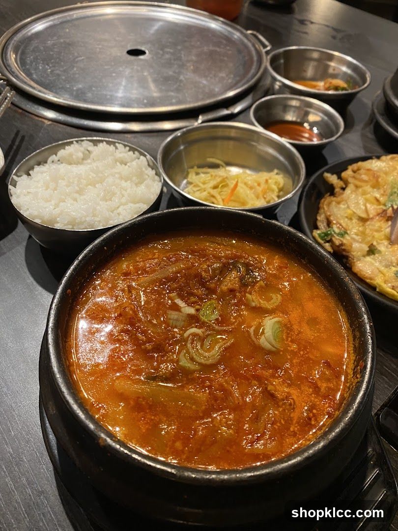 Korean Stew and Side Dishes
