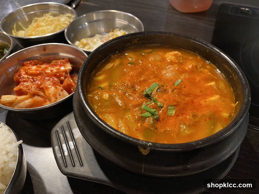 Korean Stew with Side Dishes