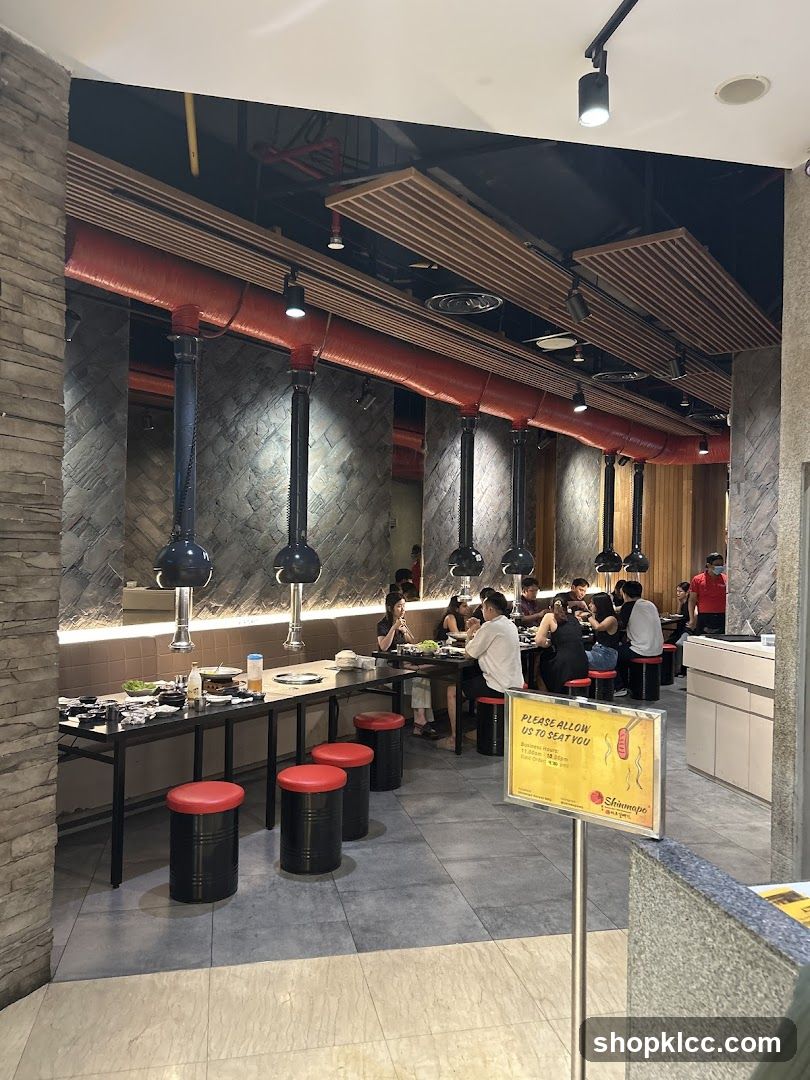 Restaurant Interior with Dining Tables