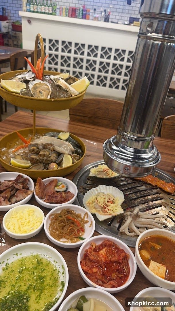 Seafood and Korean BBQ Platter