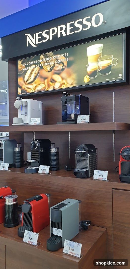 Nespresso Coffee Machines Display