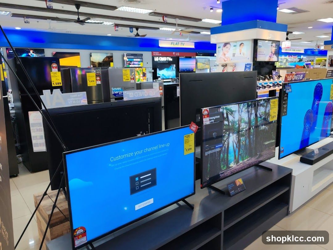 Electronics Store Display