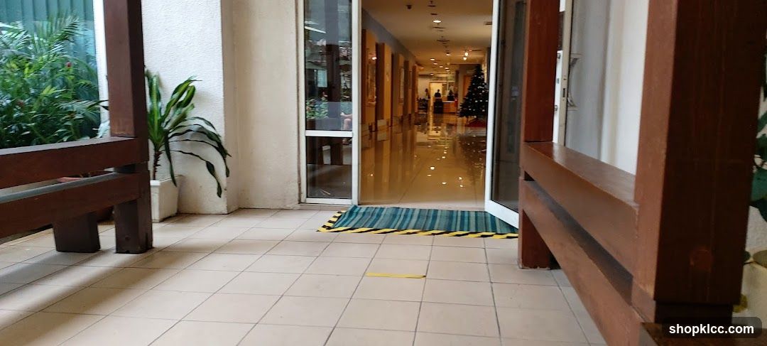 Hallway with Christmas Tree