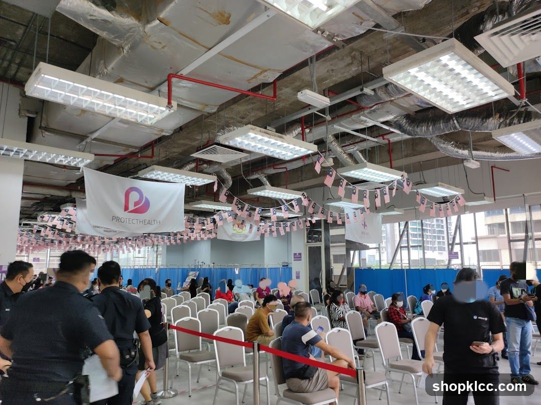 Vaccination Center Waiting Area