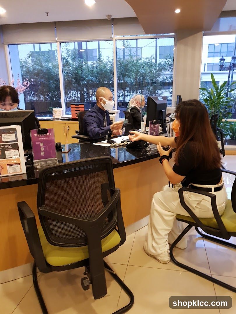 Reception Desk Interaction
