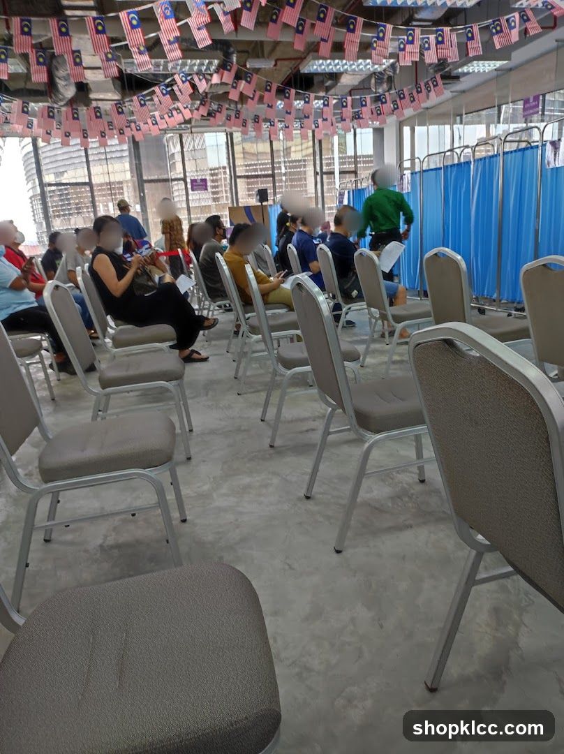 Vaccination Center Waiting Area