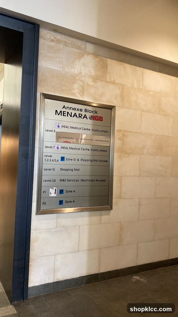 Building Directory Sign
