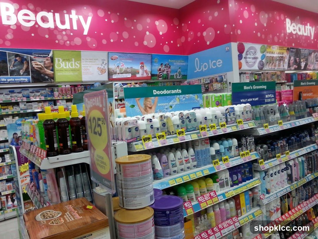 Beauty and Grooming Products Aisle