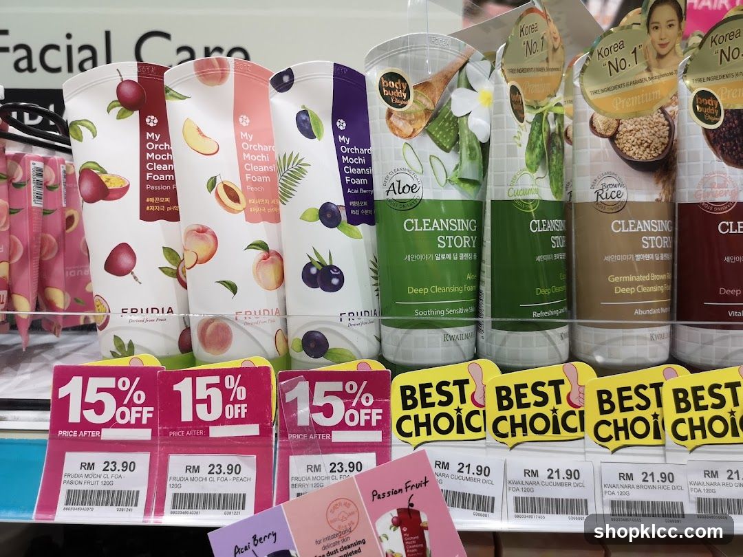 Skincare Products on Display