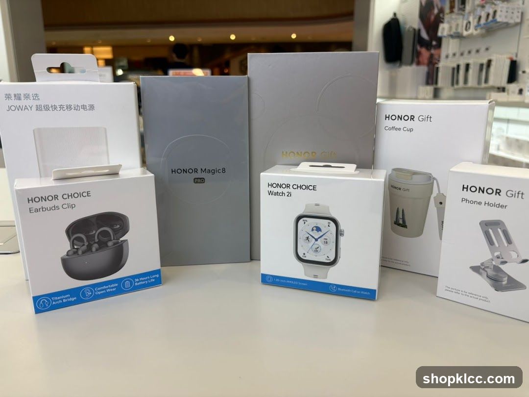 HONOR Products Display