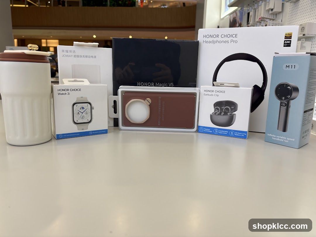 Various electronic devices and accessories