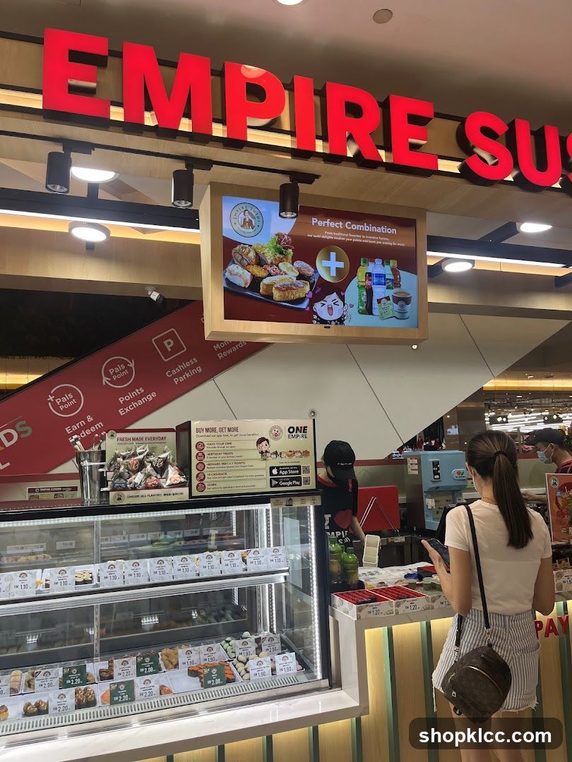 Empire Sushi Counter Interior