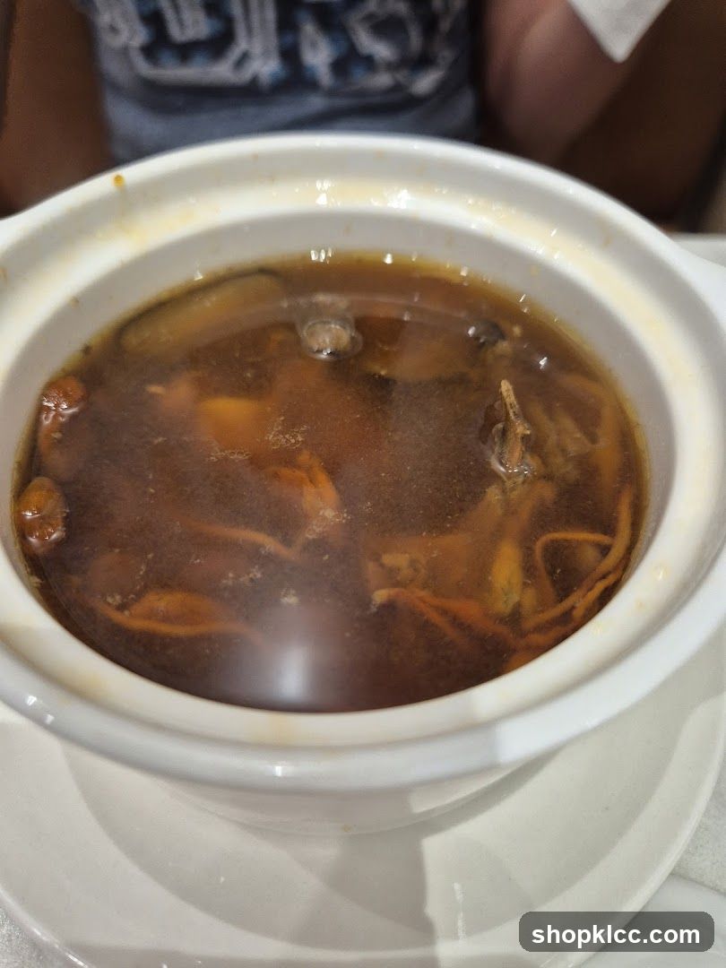 Soup in a bowl