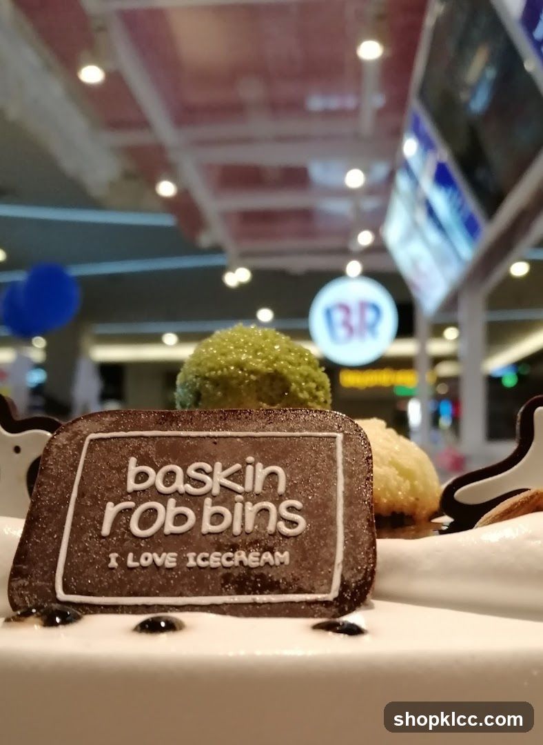 Baskin Robbins Ice Cream Display