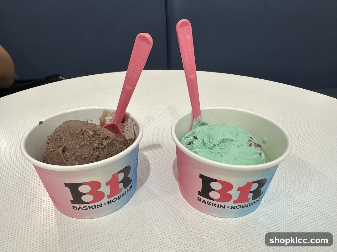 Baskin Robbins Ice Cream Cups