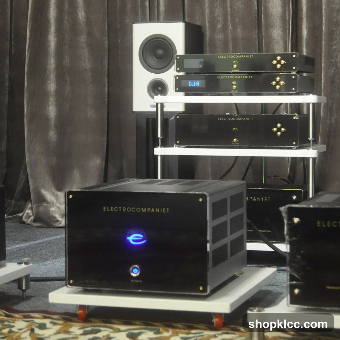 Electrocompaniet Audio Equipment Display