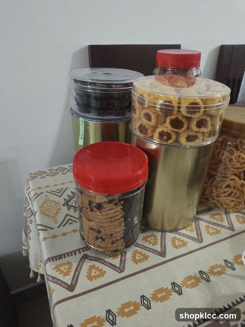 Snack Jars on Table