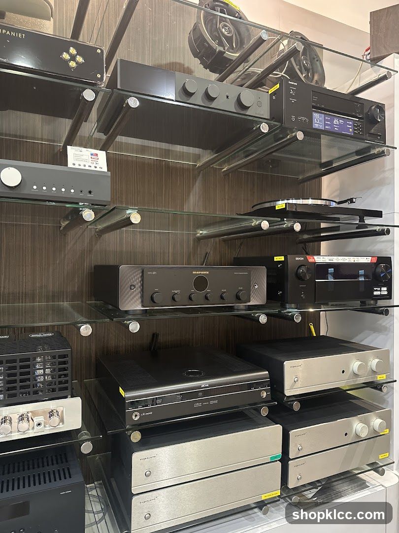 Audio Equipment Display Shelf