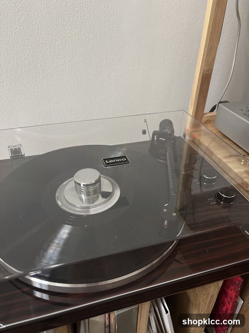 Turntable with Vinyl Record
