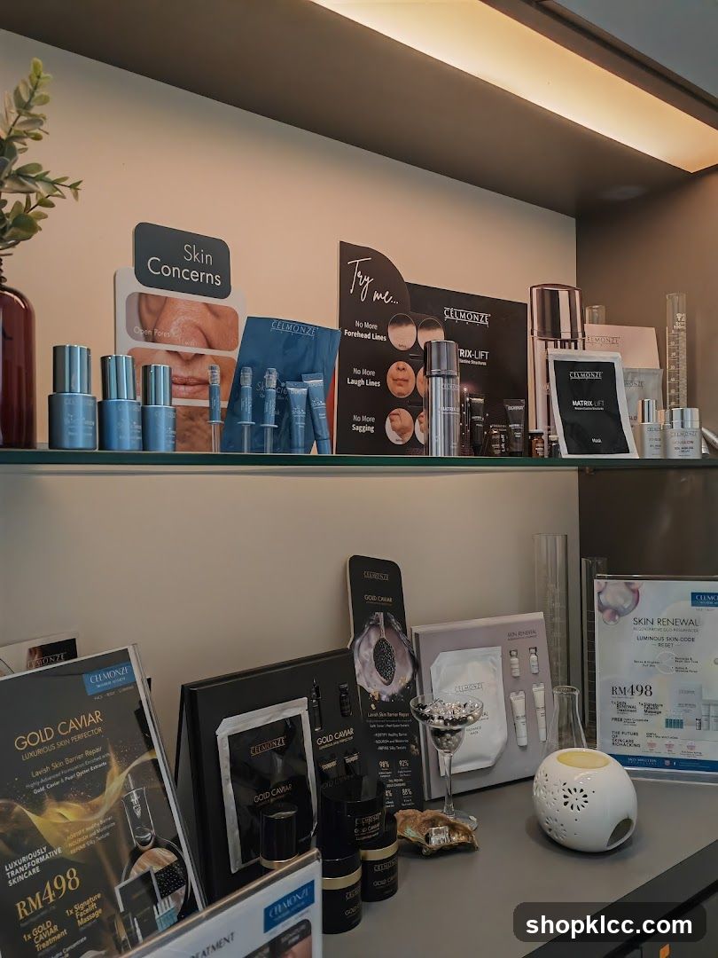 Beauty Product Display Shelf