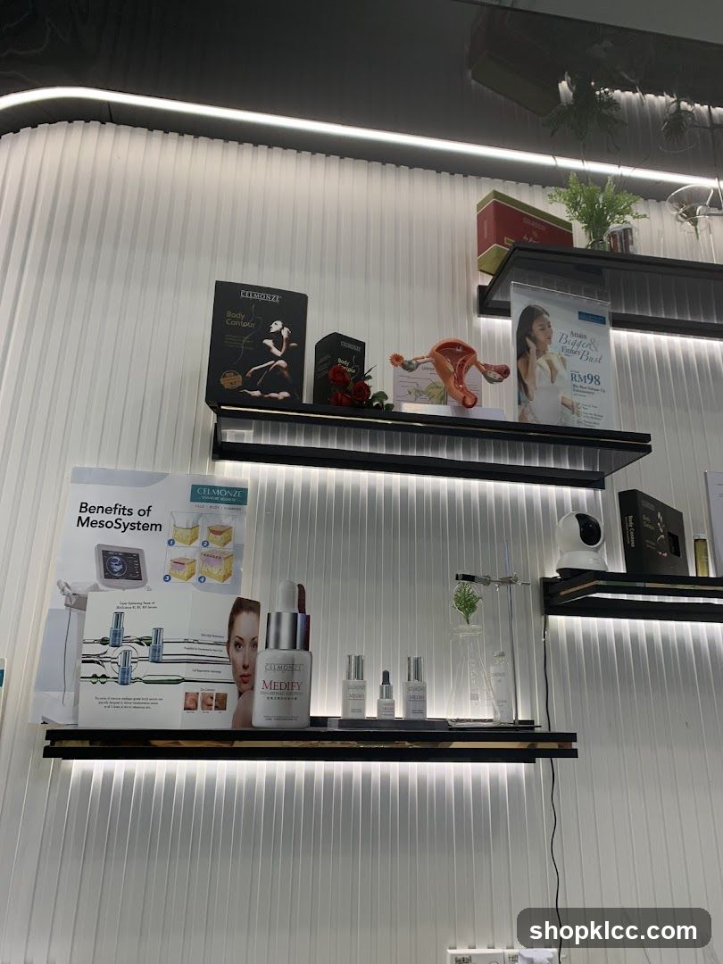 Beauty Clinic Display Shelf