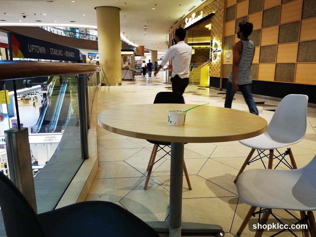 Mall Interior Seating Area