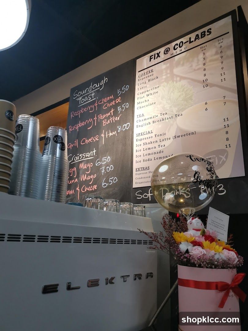Coffee Shop Interior Display