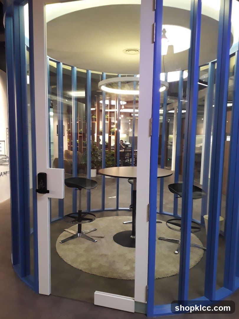 Modern Glass Enclosure Interior