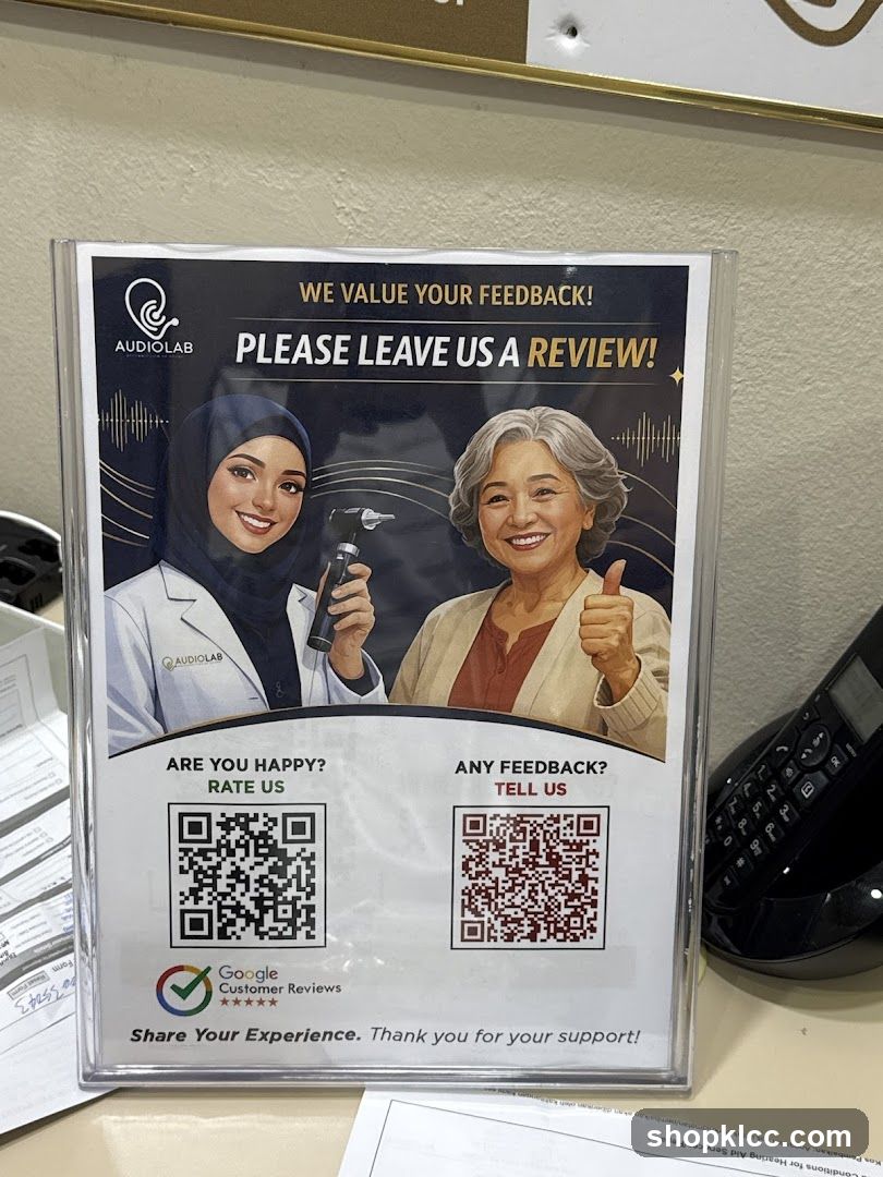 Review Request Standee