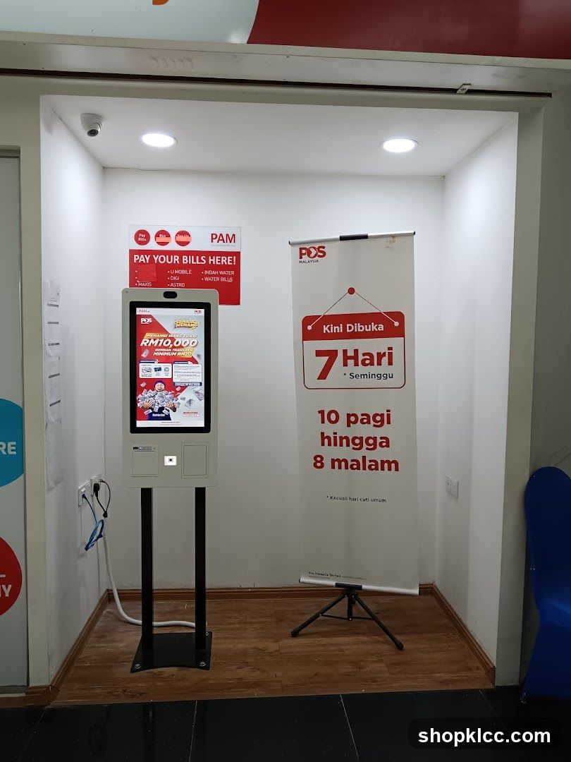 POS Kiosk and Banner Display