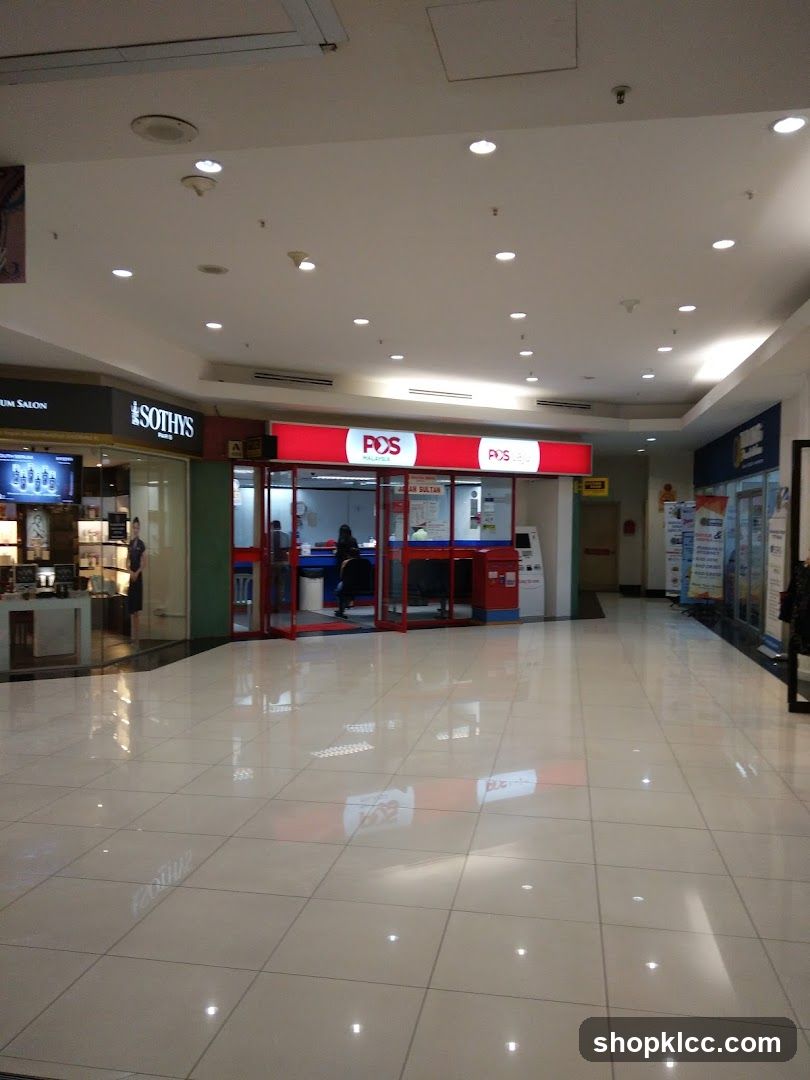 Shopping Mall Interior with POS and Salon