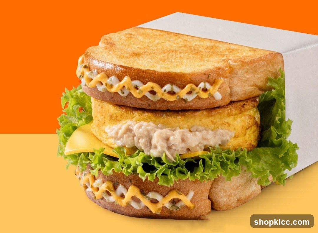 Tuna Sandwich with Toast and Cheese