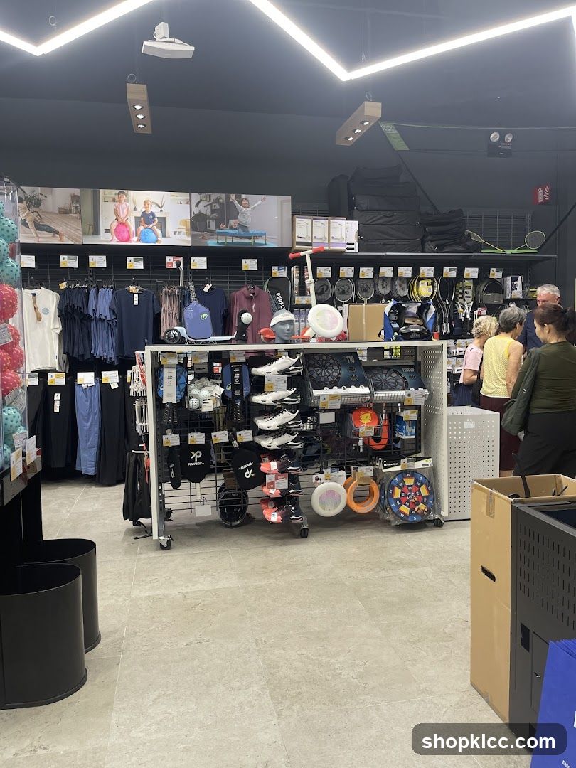 Sports Equipment Store Interior