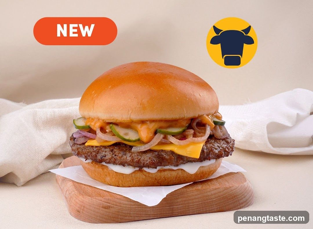 New Burger Product Advertisement