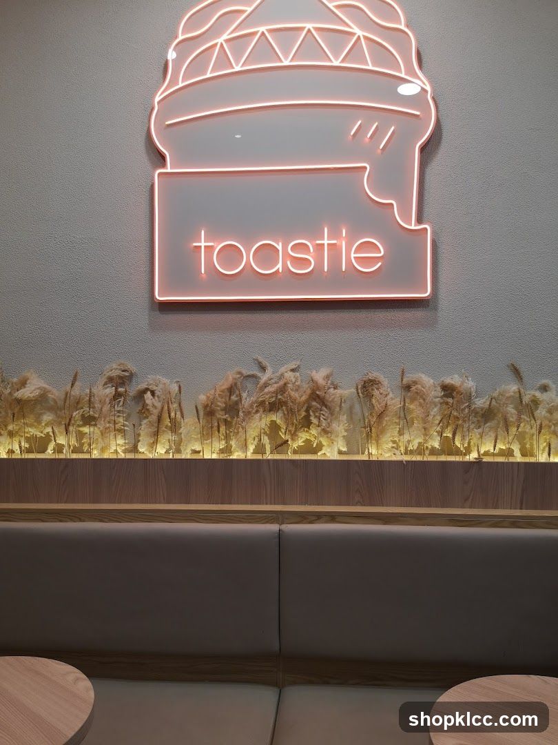 Toastie Neon Sign Interior