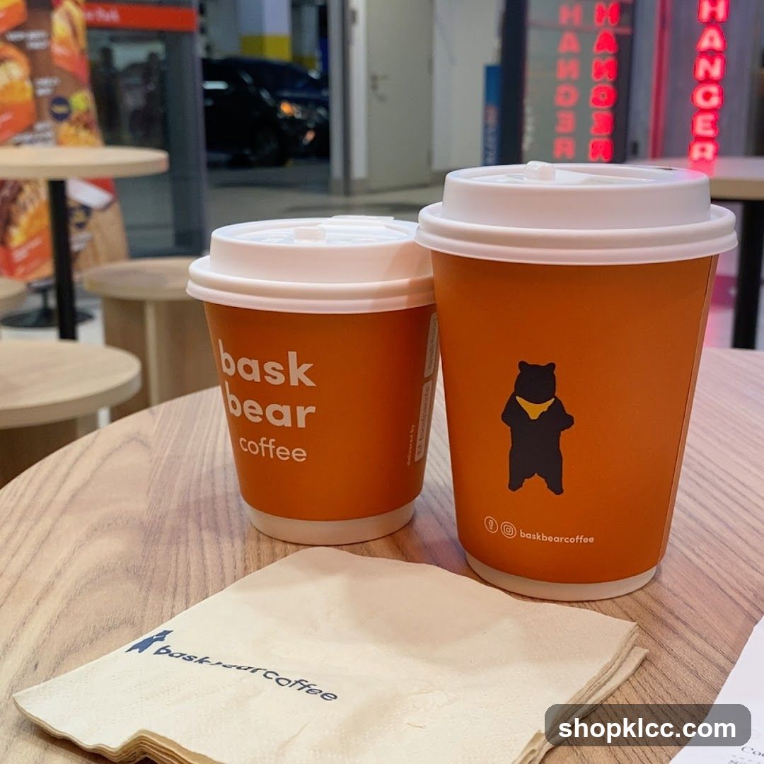 Bask Bear Coffee Cups on Table