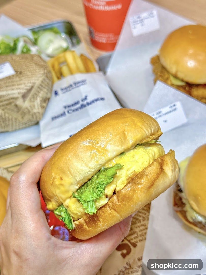 Burger and Meal Spread