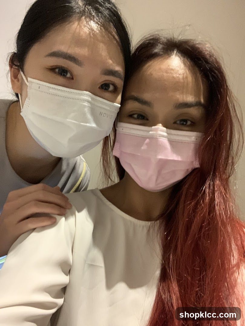 Two Women Wearing Masks