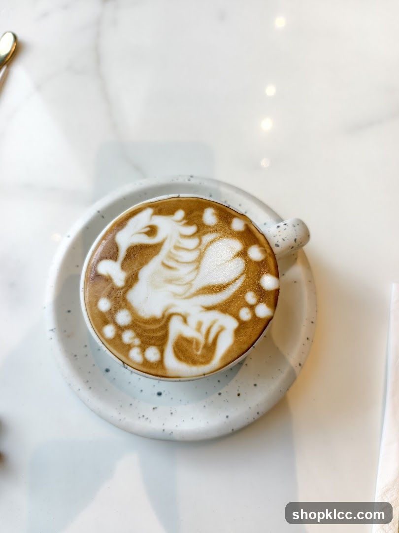 Latte Art Coffee Cup