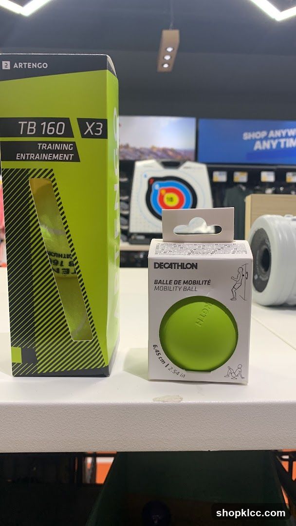 Decathlon and Artengo products display
