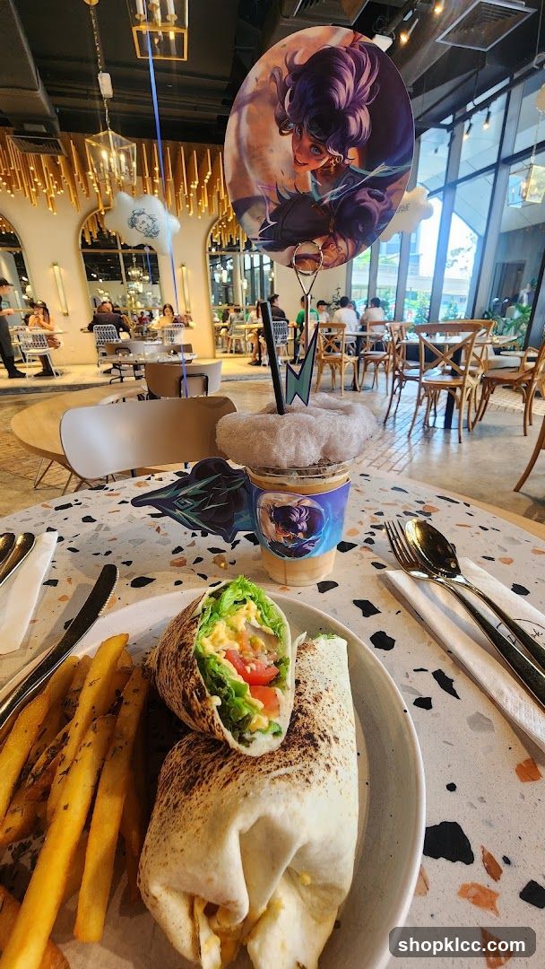 Food and Drink at a Cafe