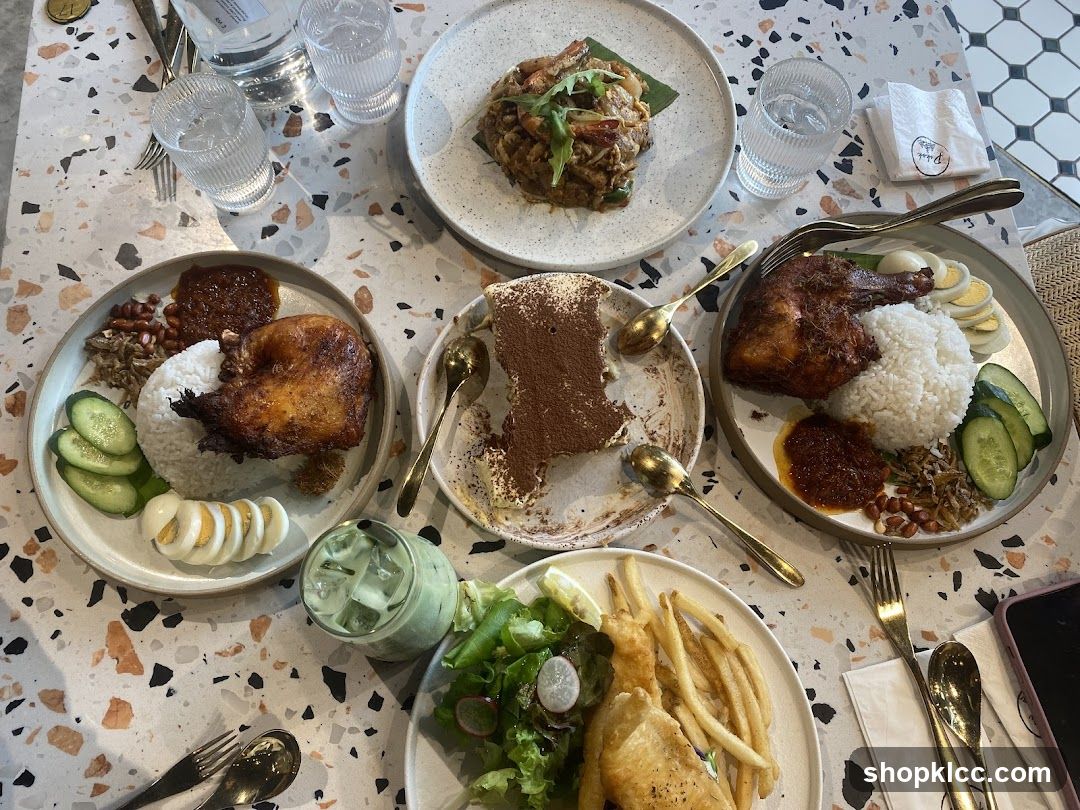 Table of Malaysian Dishes