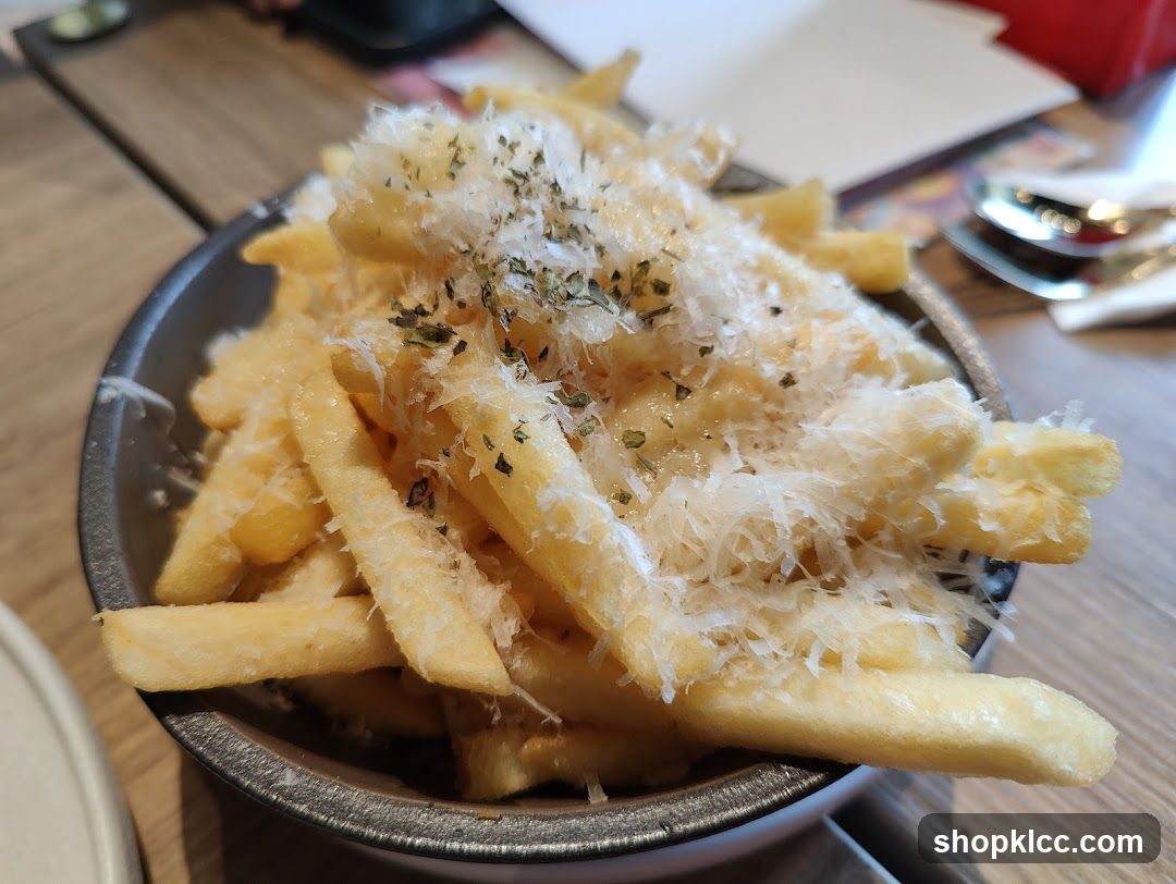 Fries with Cheese and Herbs