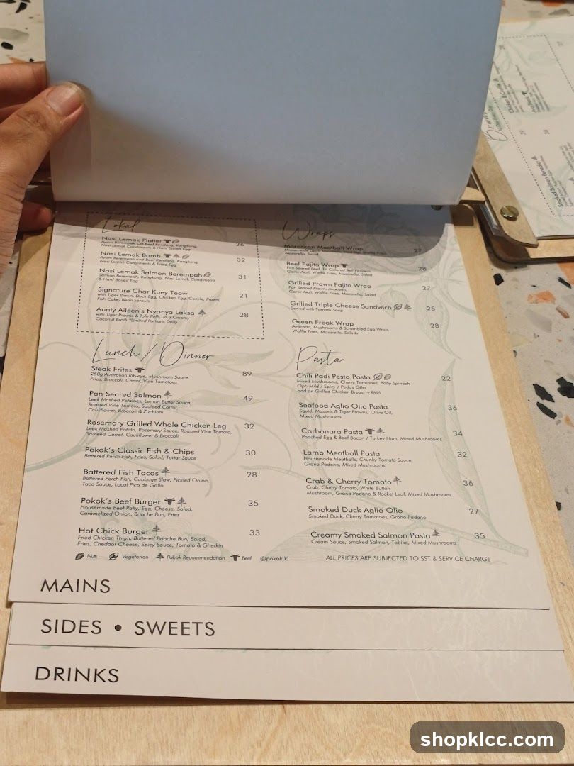 Lunch & Dinner Menu