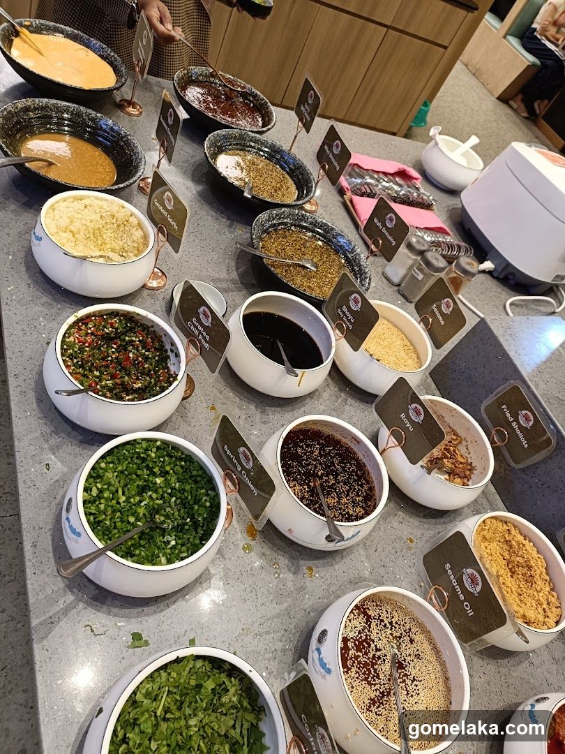Sauce and Garnish Station