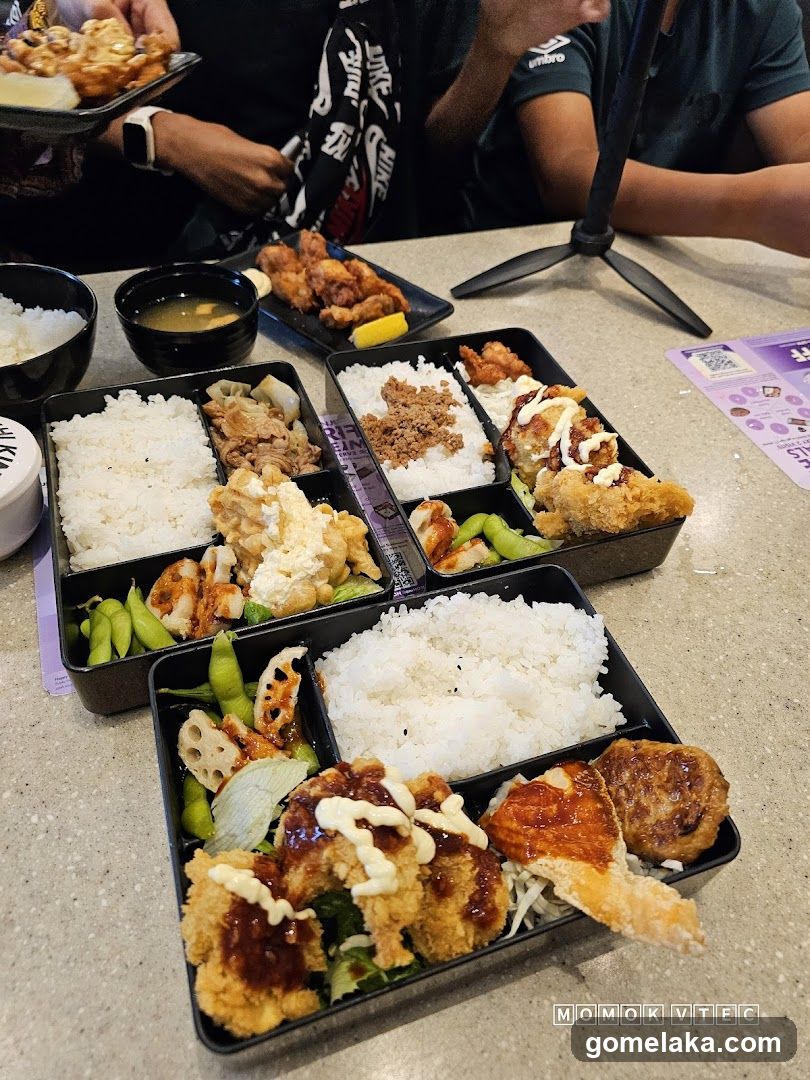 Bento Boxes at Dining Table