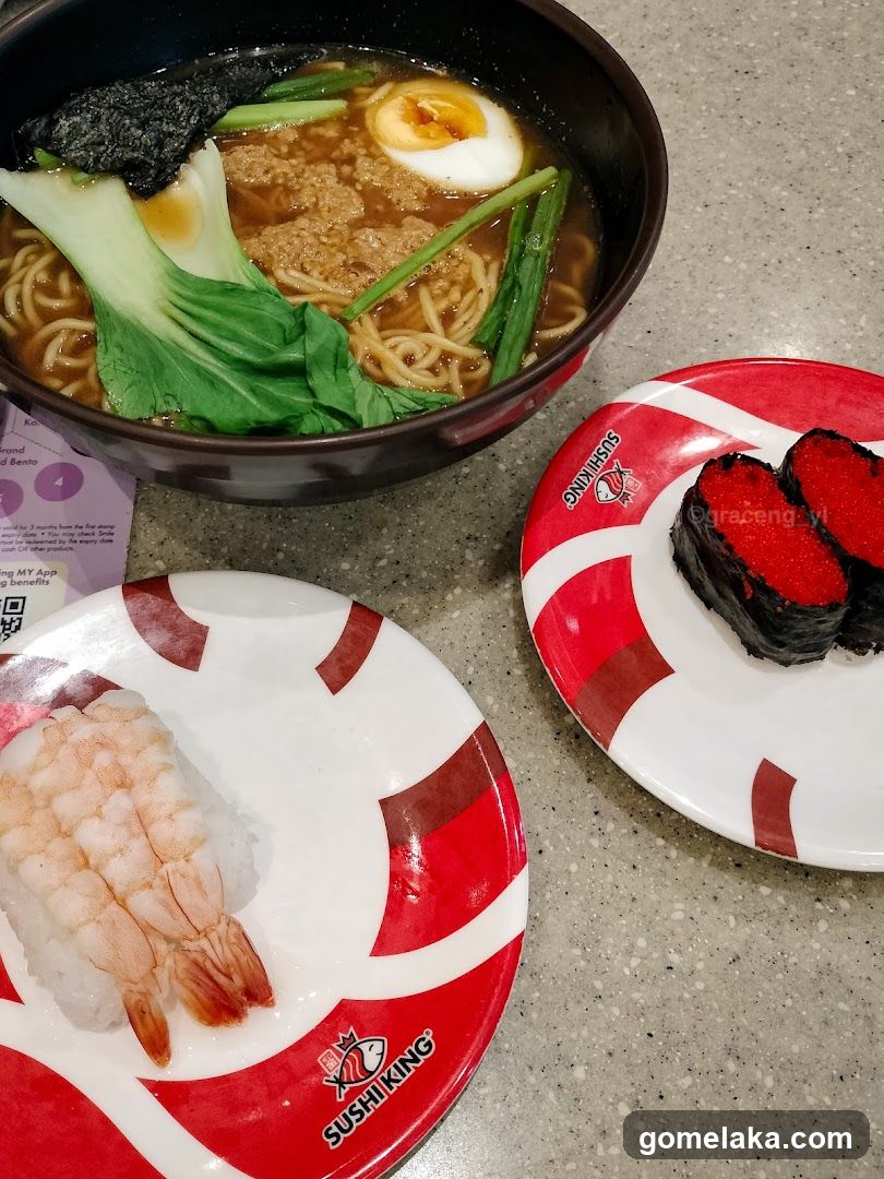 Sushi King Food Items