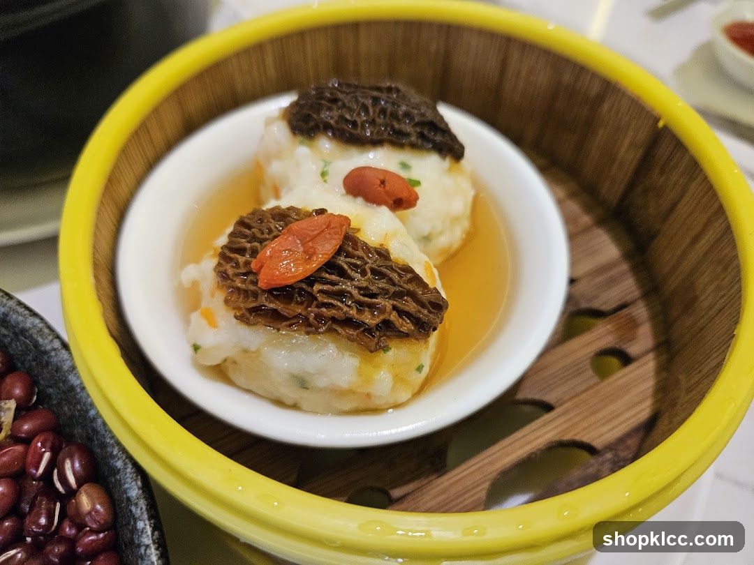 Steamed Dumplings with Morel Mushrooms